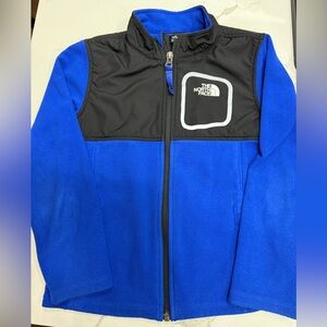The North Face Kids Royal Blue and Black Fleece Jacket